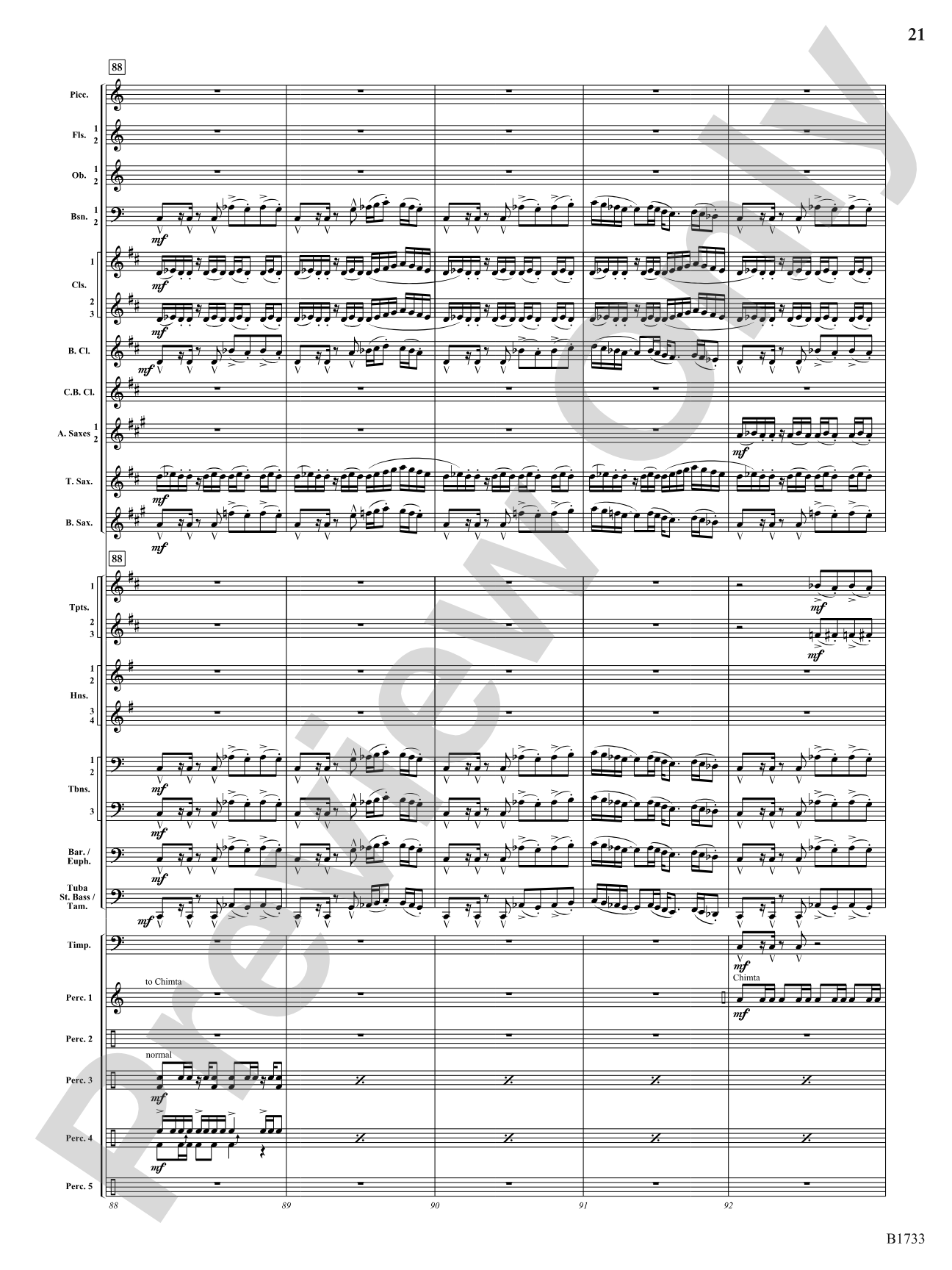 Homage to Bharat: Concert Band Conductor Score & Parts