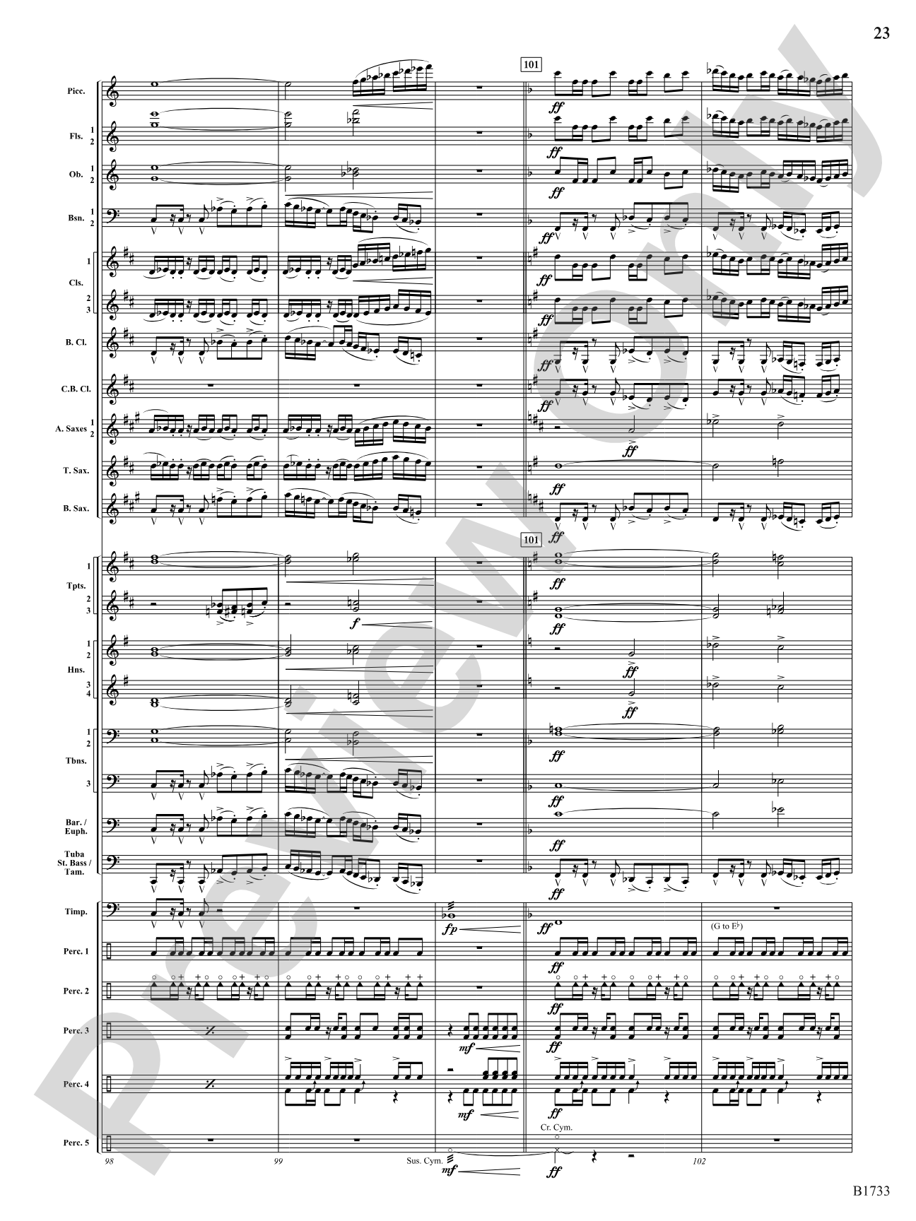 Homage to Bharat: Concert Band Conductor Score & Parts