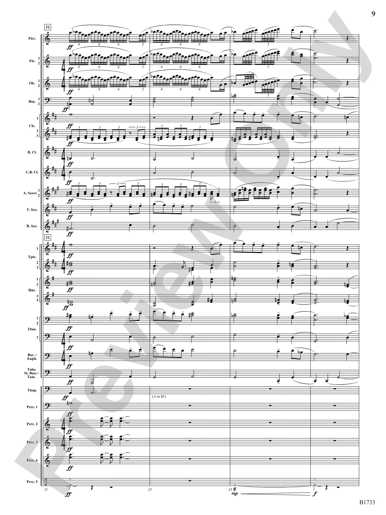 Homage to Bharat: Concert Band Conductor Score & Parts
