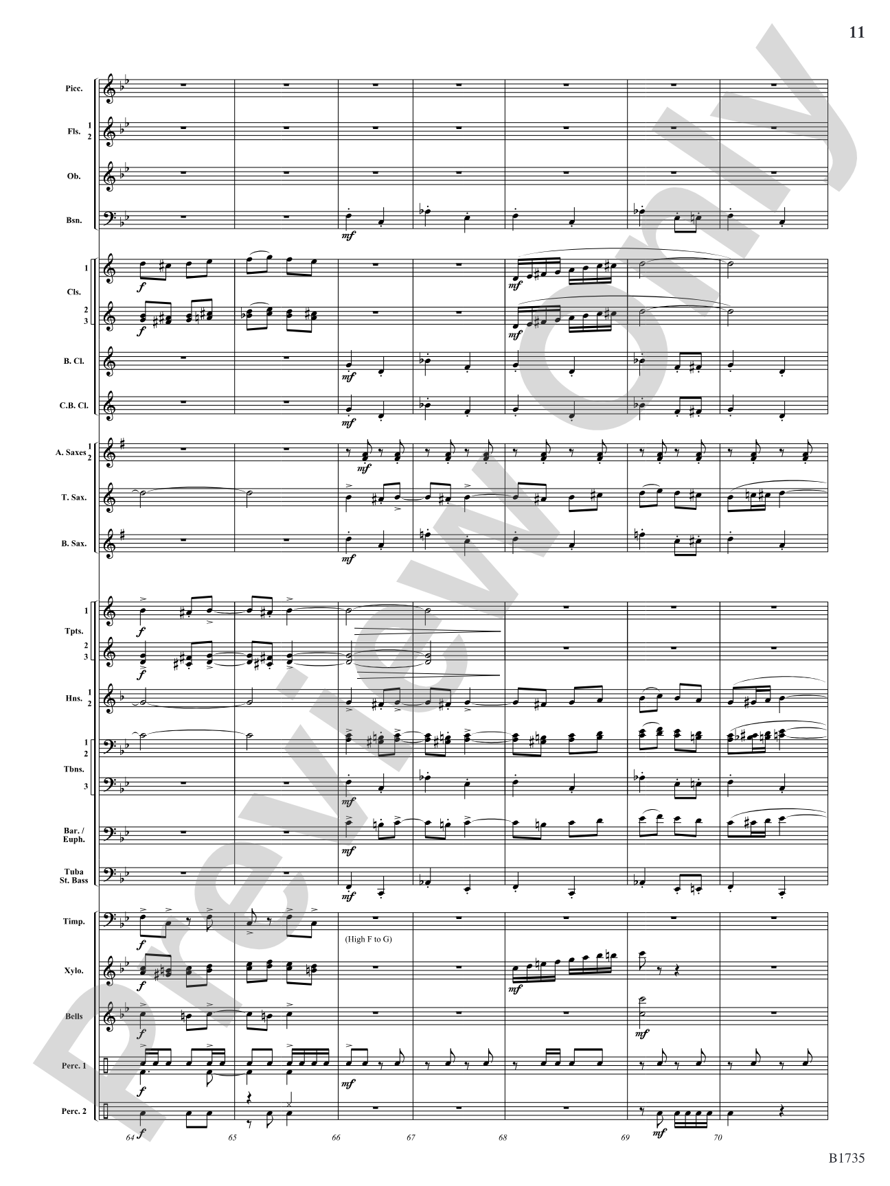 American Big Top: Concert Band Conductor Score & Parts