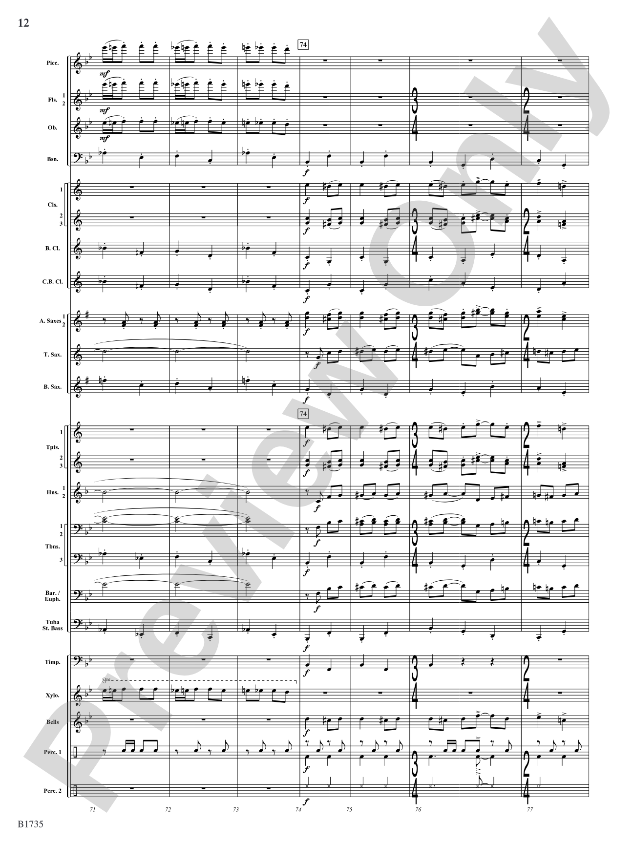 American Big Top: Concert Band Conductor Score & Parts