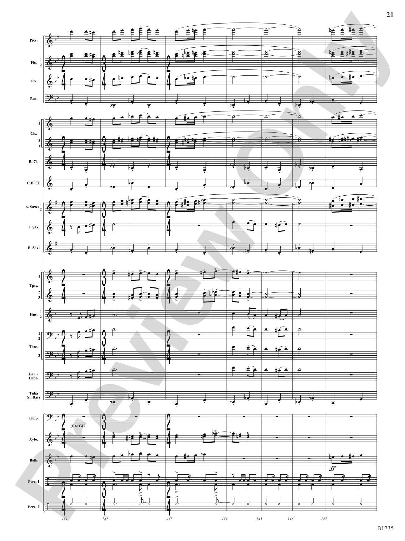 American Big Top: Concert Band Conductor Score & Parts