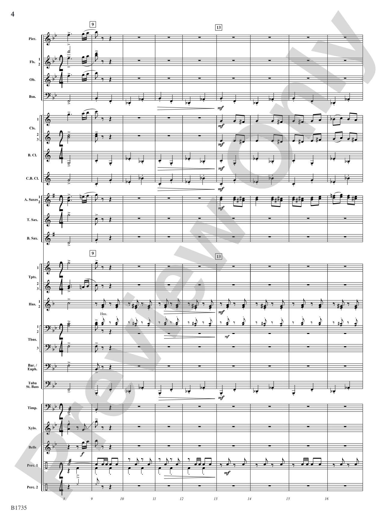 American Big Top: Concert Band Conductor Score & Parts
