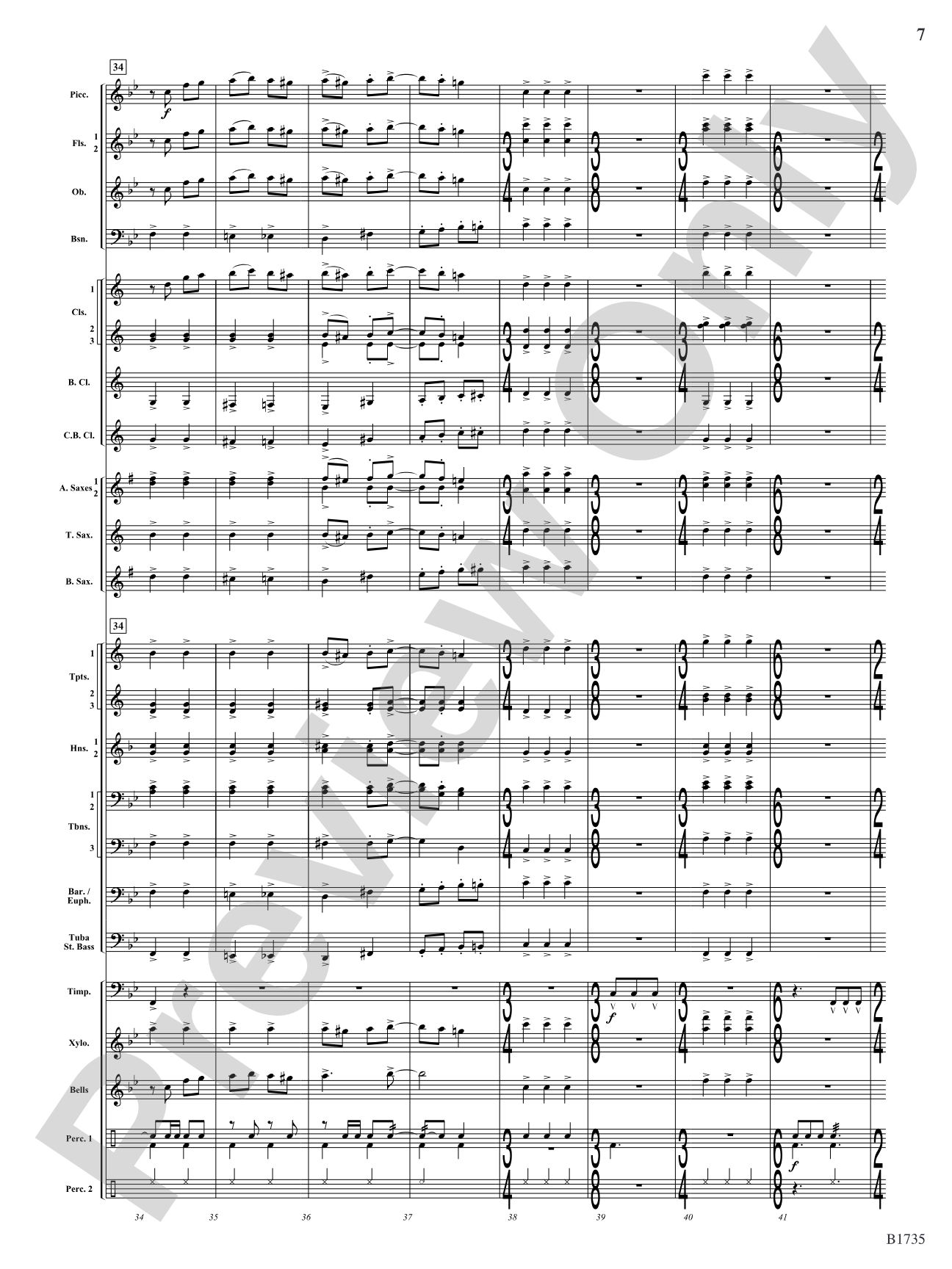 American Big Top: Concert Band Conductor Score & Parts