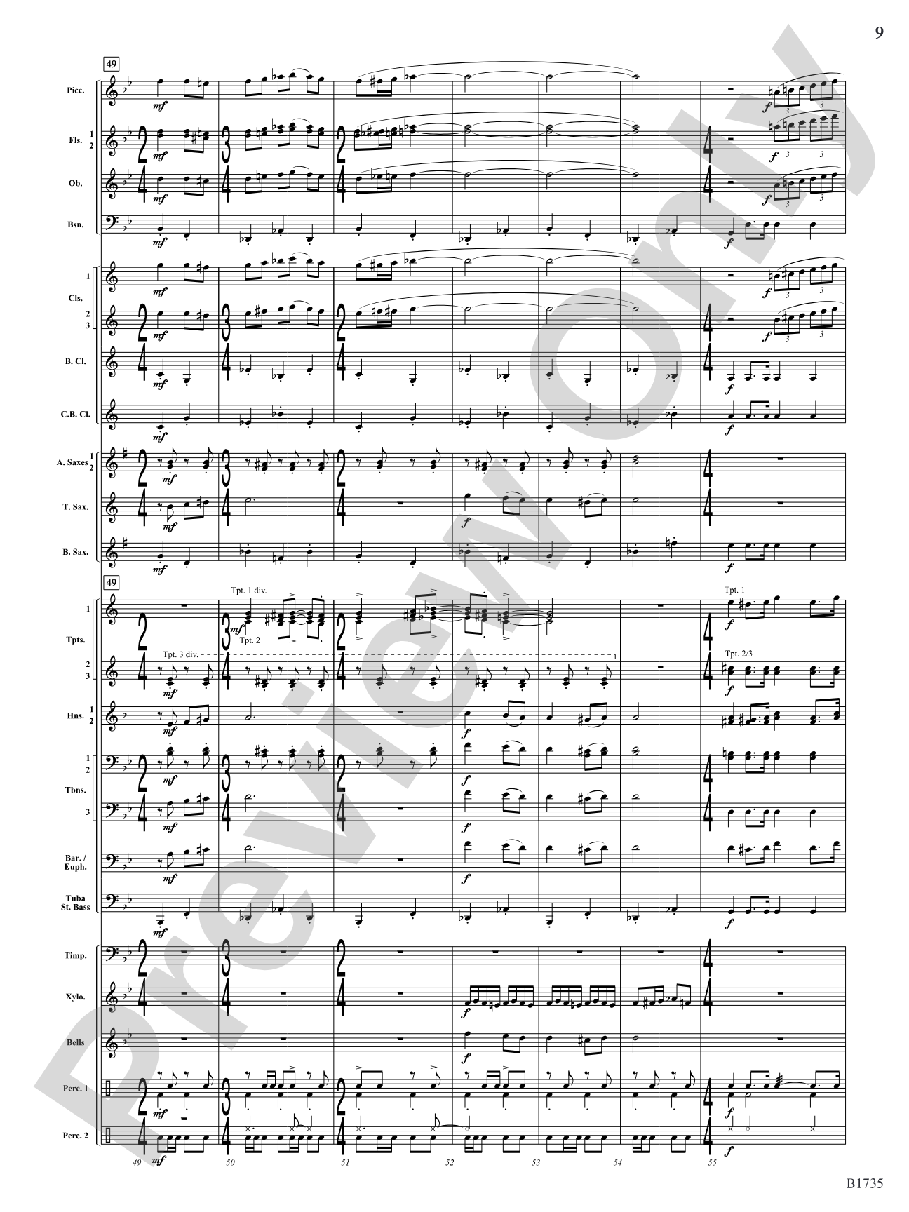 American Big Top: Concert Band Conductor Score & Parts