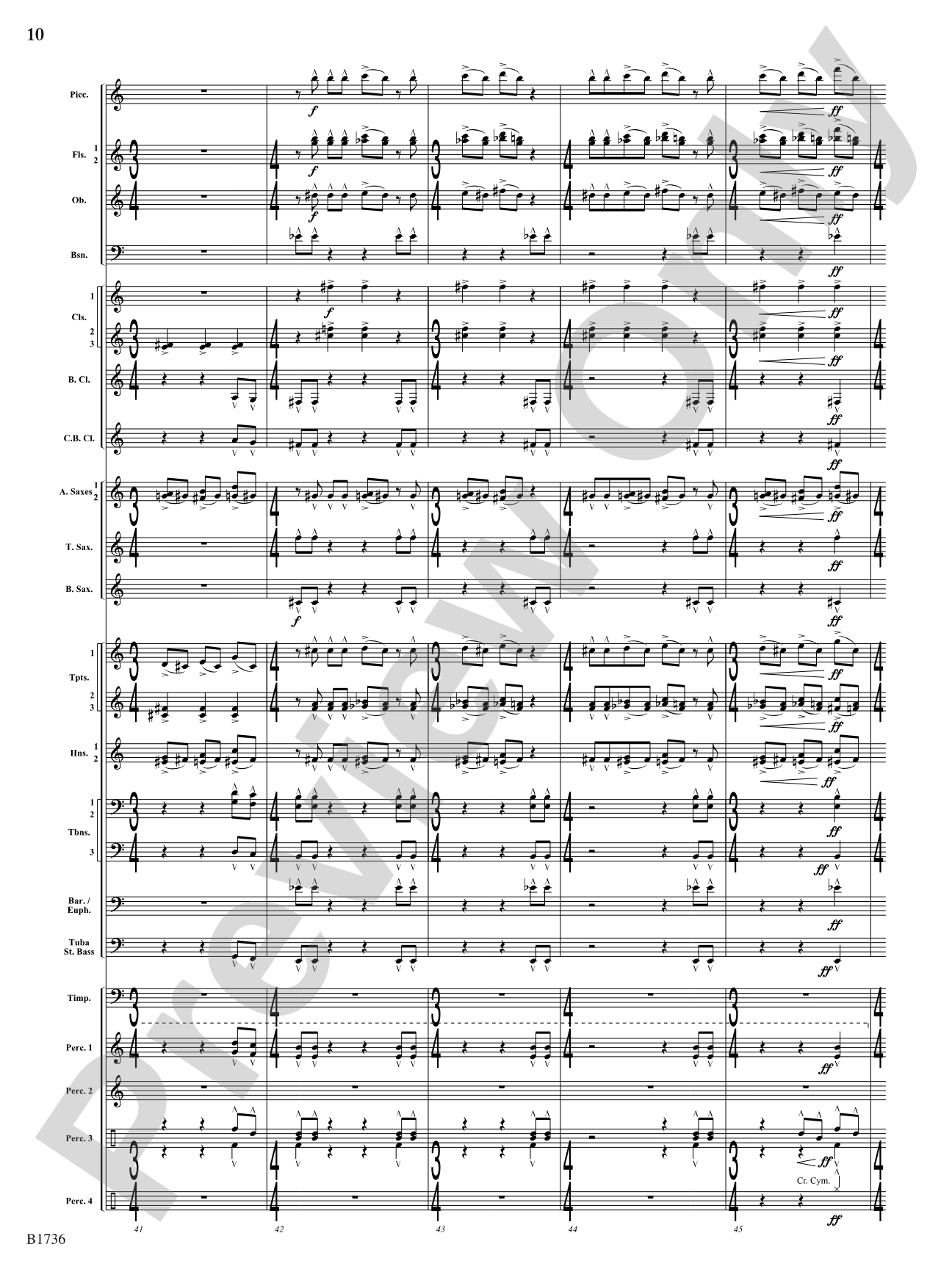 Primal Dances: Concert Band Conductor Score & Parts
