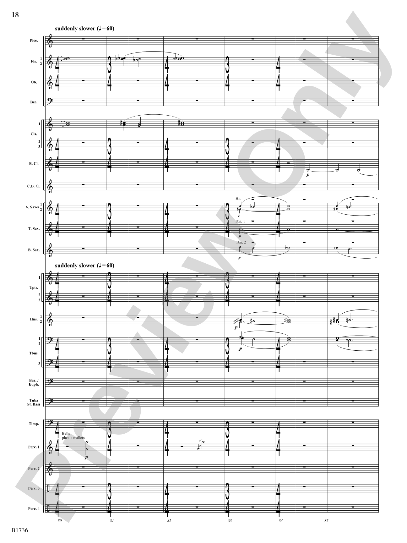 Primal Dances: Concert Band Conductor Score & Parts
