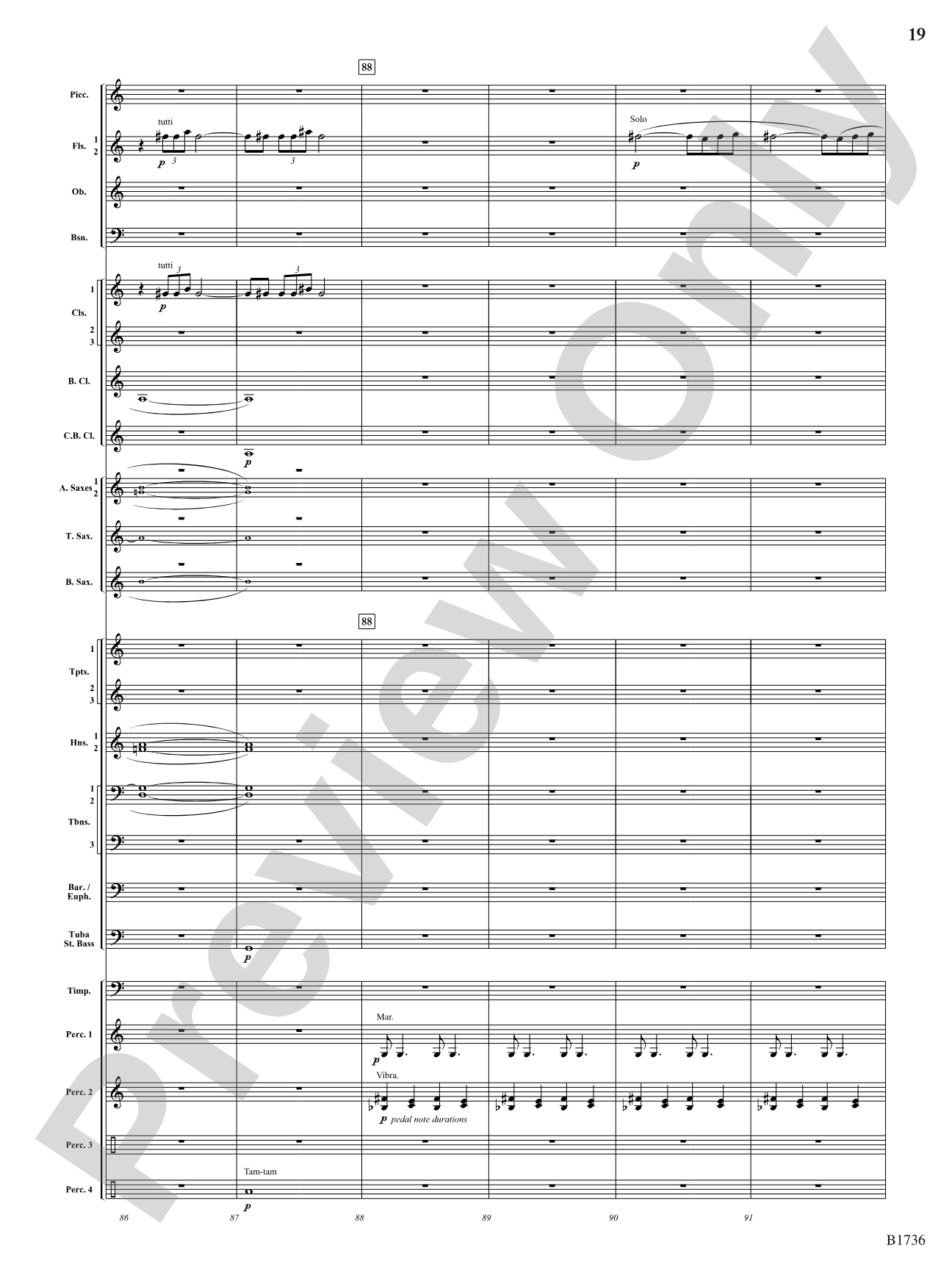Primal Dances: Concert Band Conductor Score & Parts