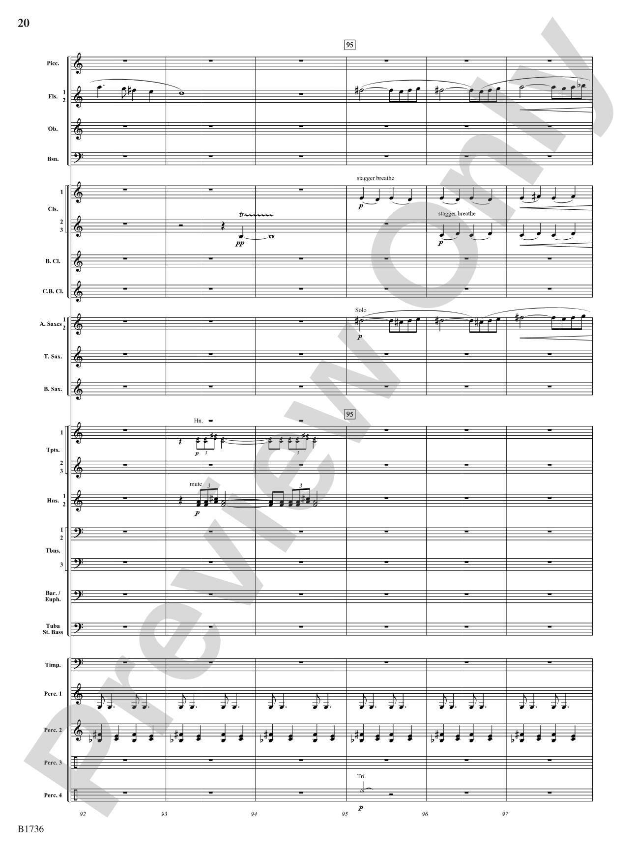 Primal Dances: Concert Band Conductor Score & Parts