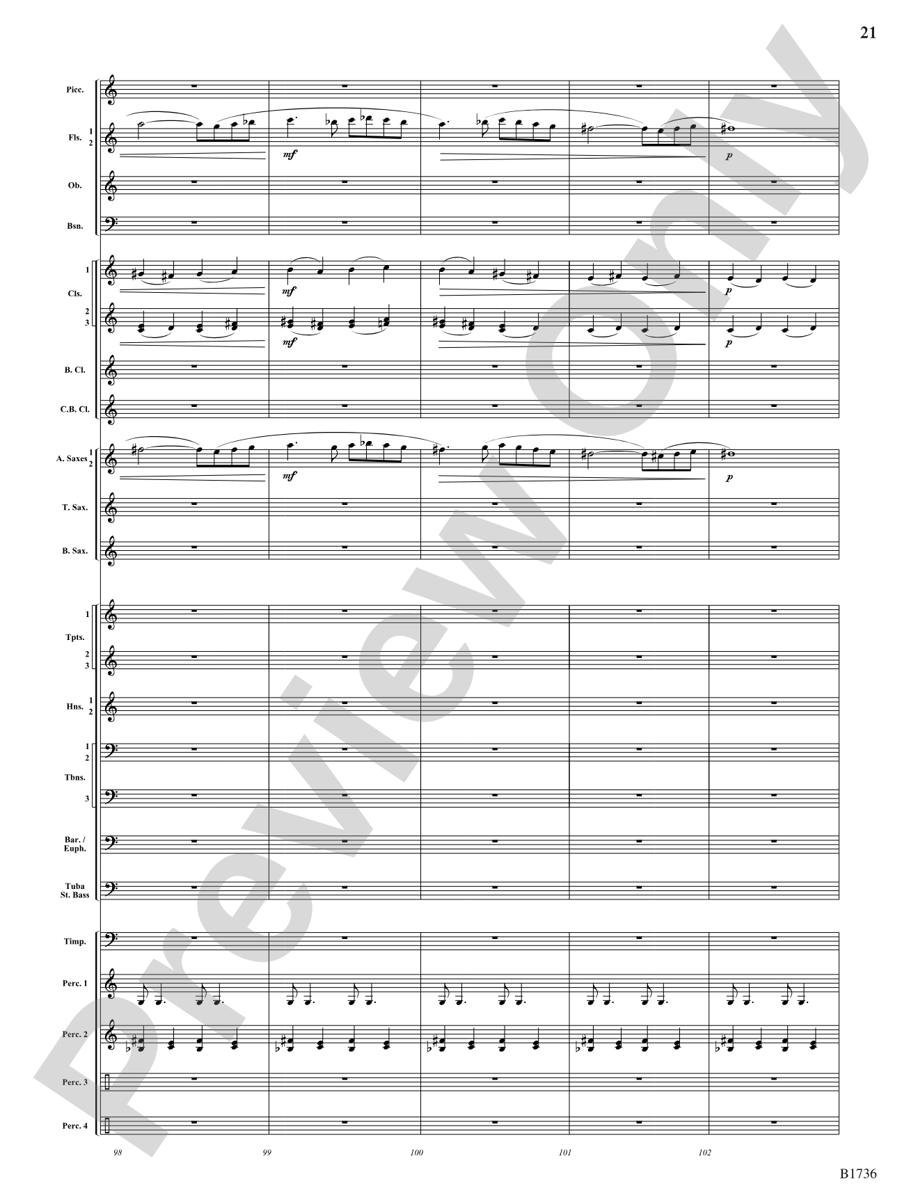 Primal Dances: Concert Band Conductor Score & Parts