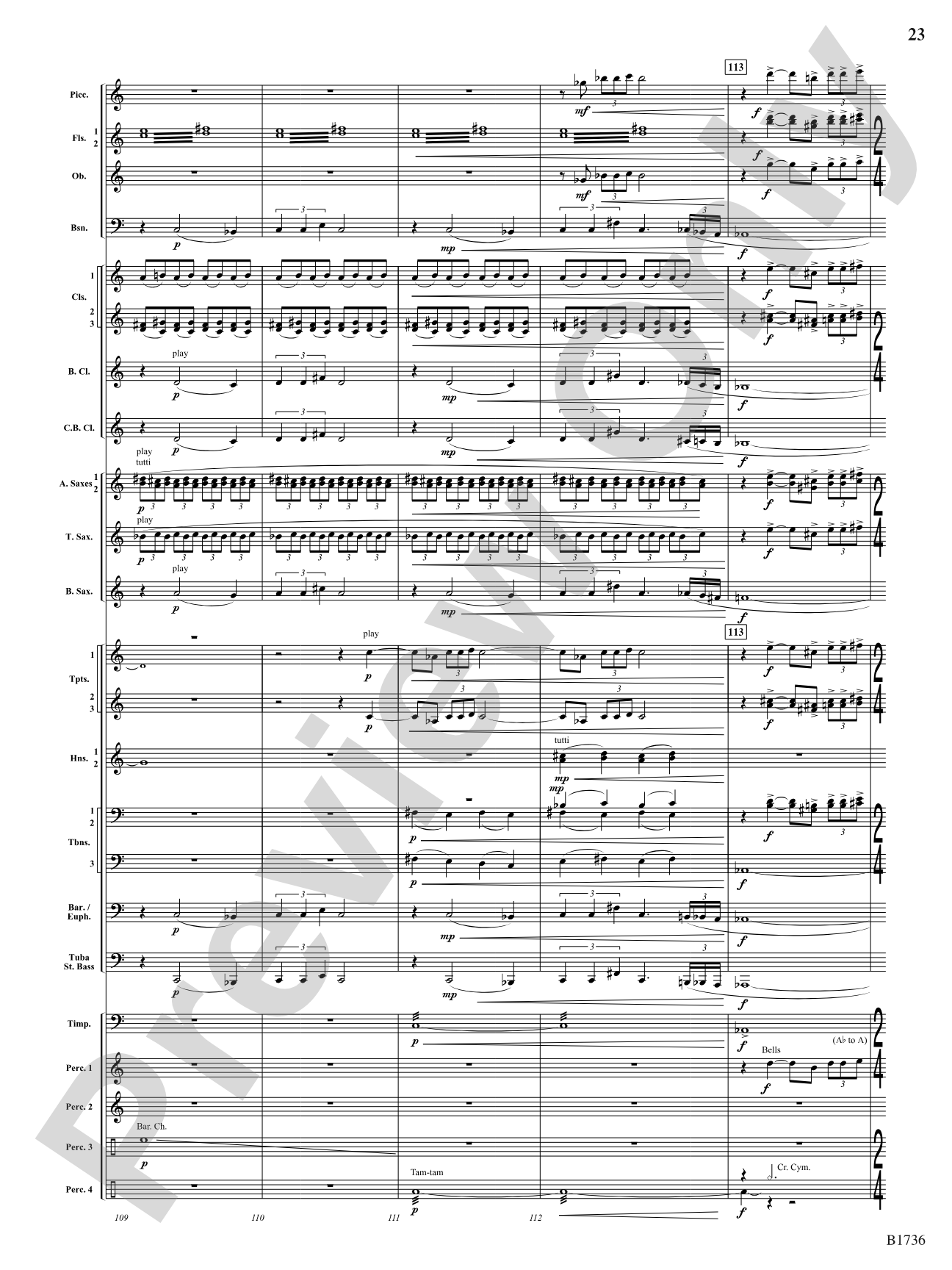 Primal Dances: Concert Band Conductor Score & Parts
