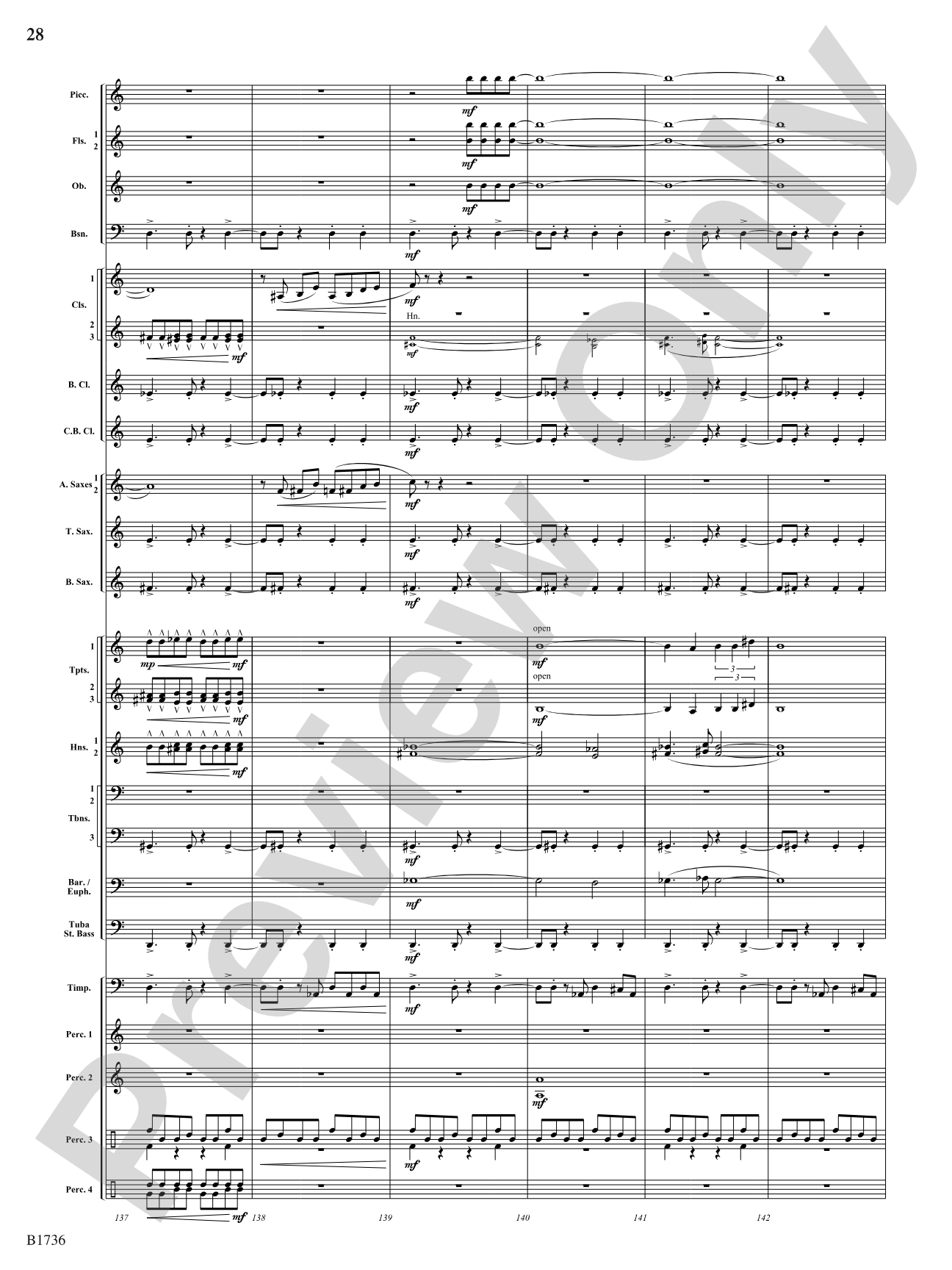 Primal Dances: Concert Band Conductor Score & Parts