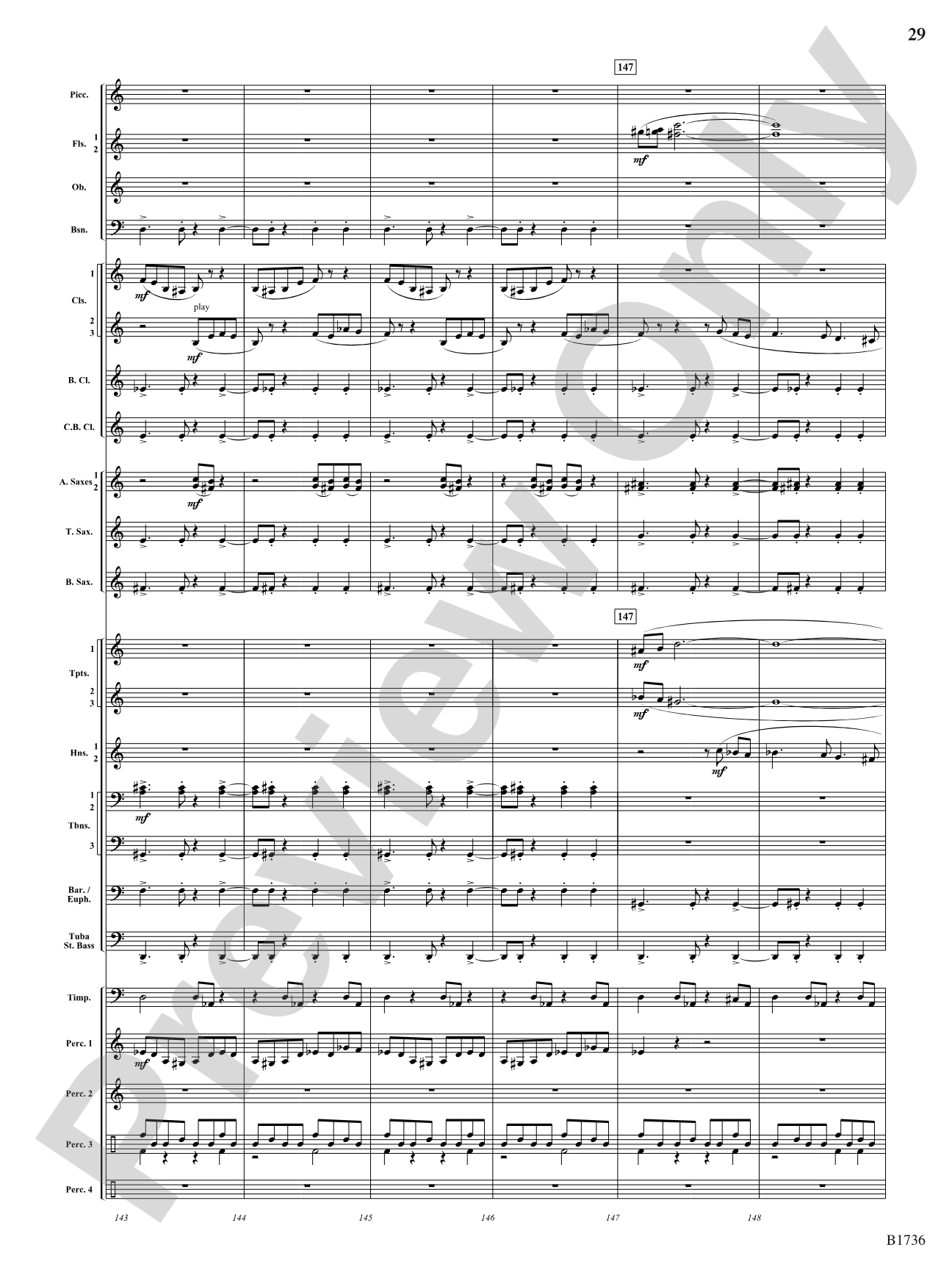 Primal Dances: Concert Band Conductor Score & Parts