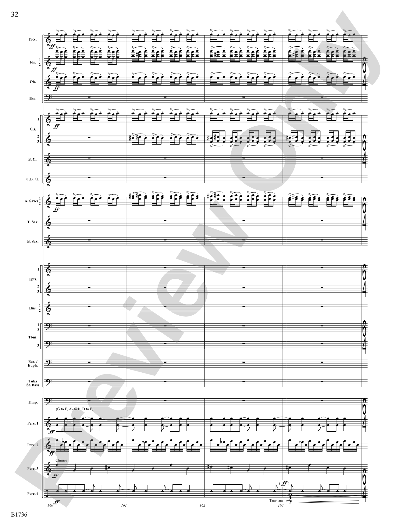 Primal Dances: Concert Band Conductor Score & Parts