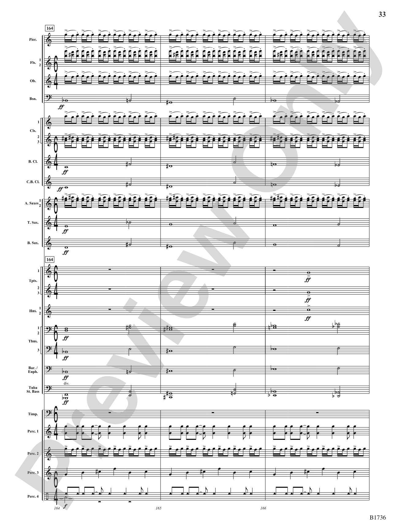 Primal Dances: Concert Band Conductor Score & Parts