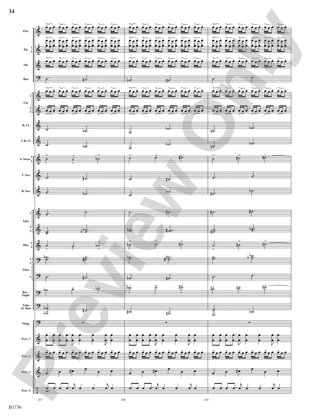 Primal Dances: Concert Band Conductor Score & Parts