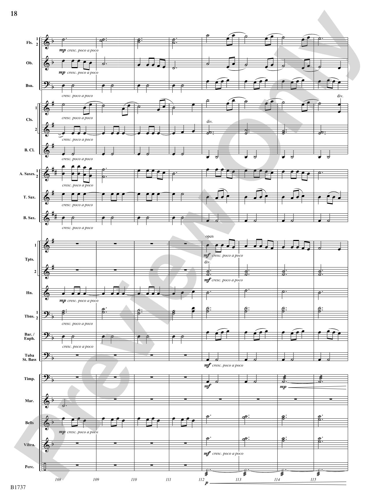 A Solitary Wish: Concert Band Conductor Score & Parts