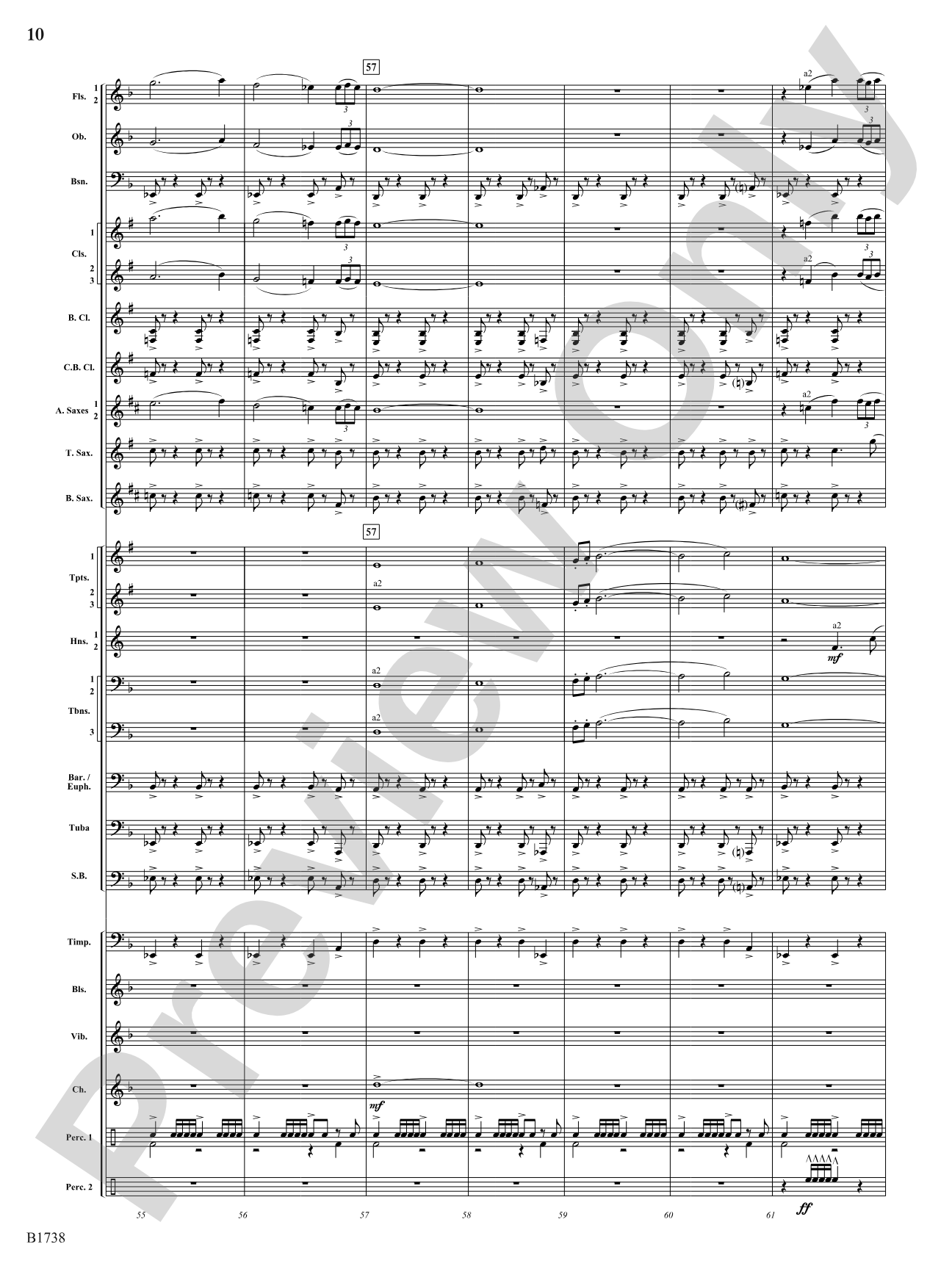 Haywire: Concert Band Conductor Score & Parts