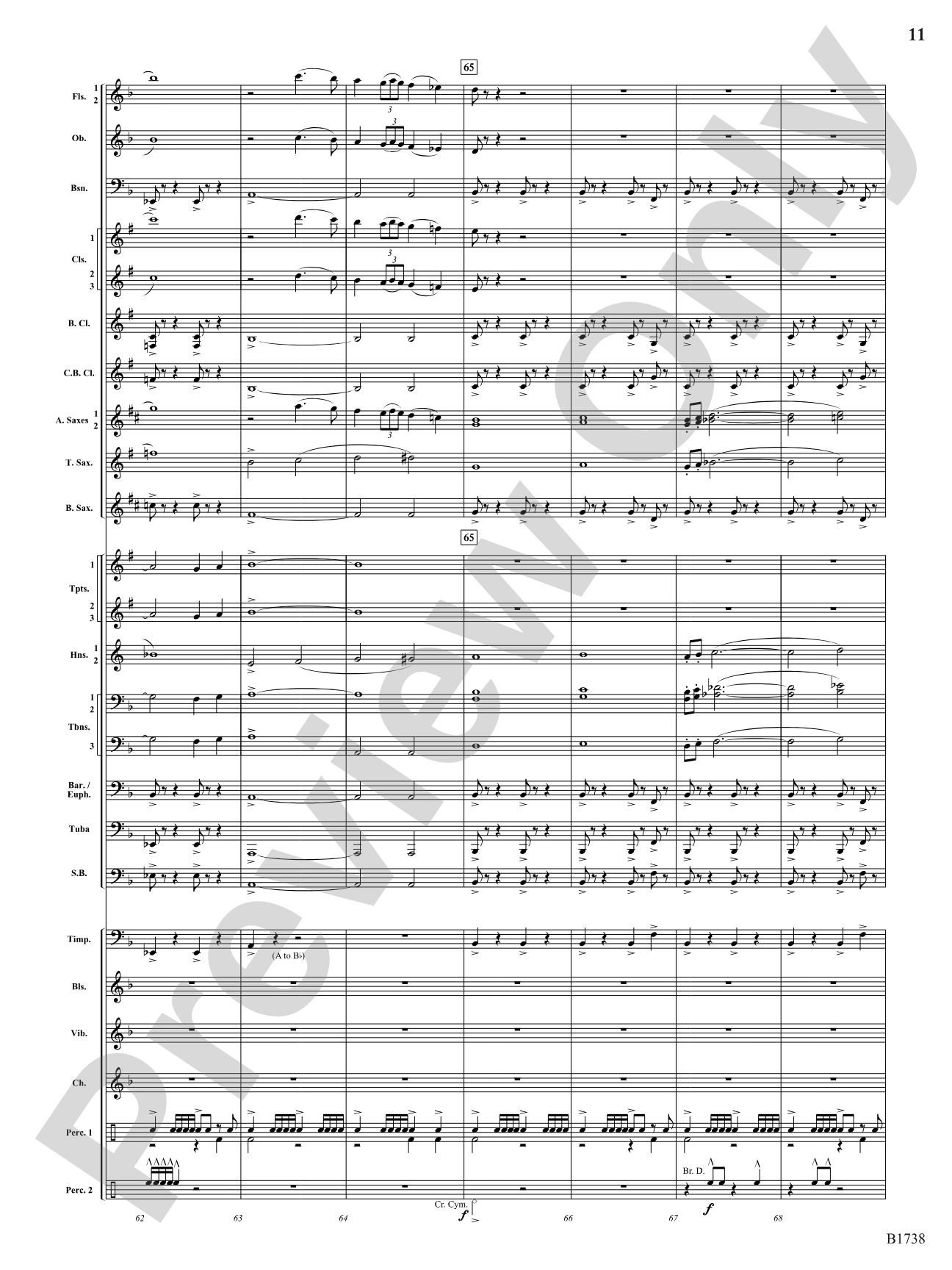 Haywire: Concert Band Conductor Score & Parts