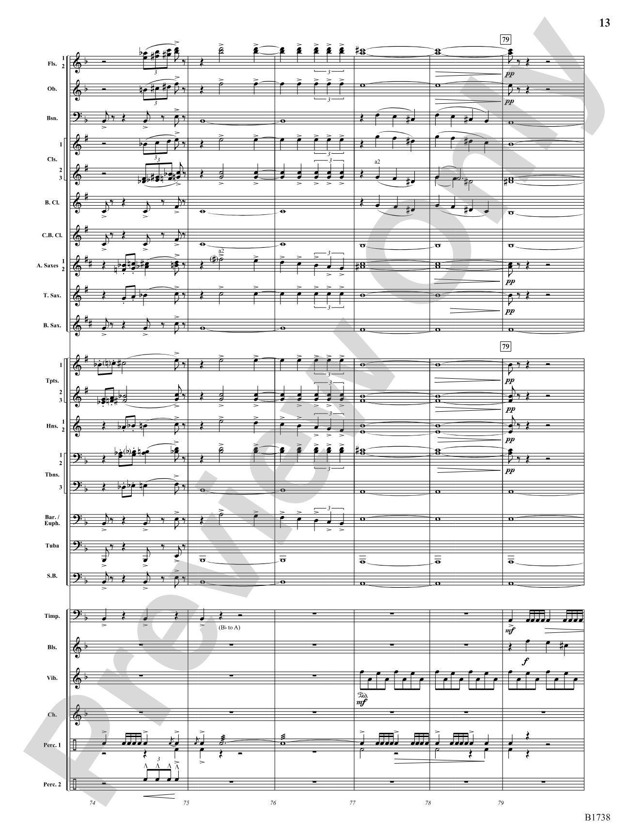 Haywire: Concert Band Conductor Score & Parts