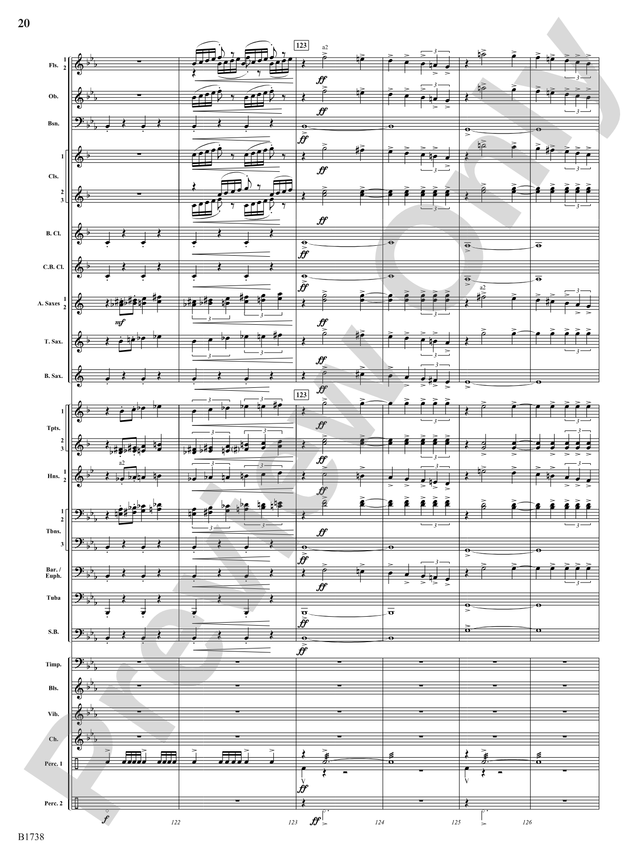 Haywire: Concert Band Conductor Score & Parts