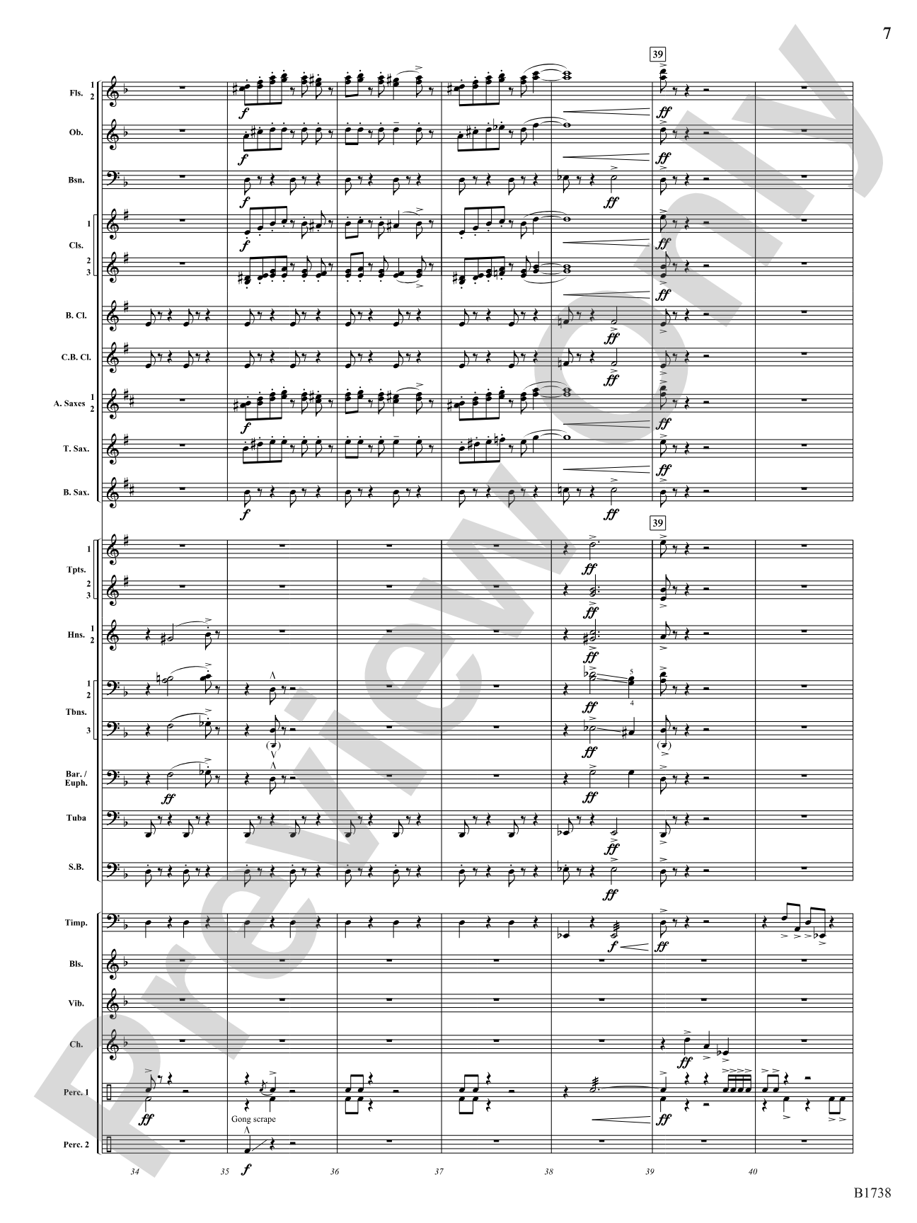 Haywire: Concert Band Conductor Score & Parts