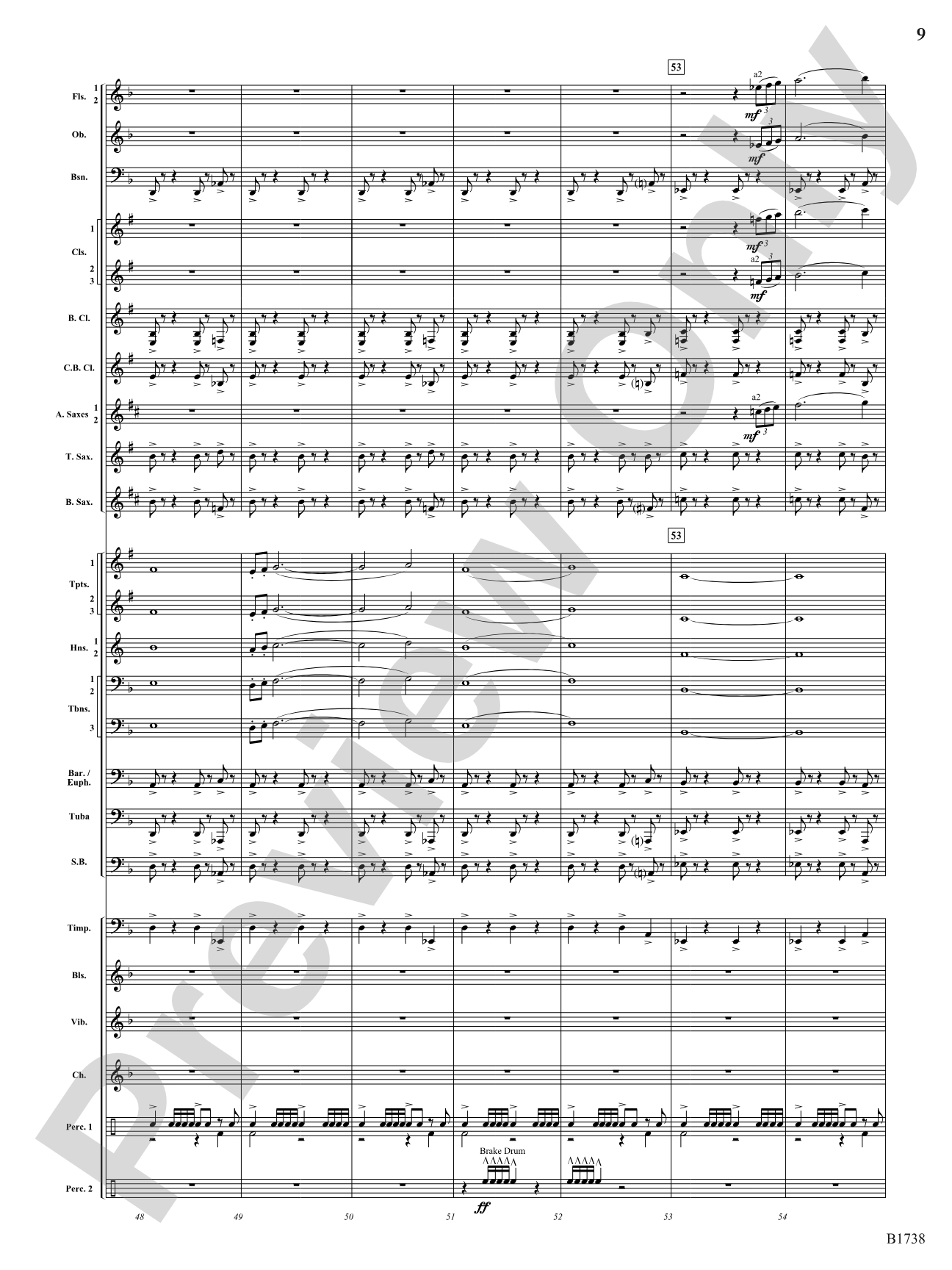 Haywire: Concert Band Conductor Score & Parts