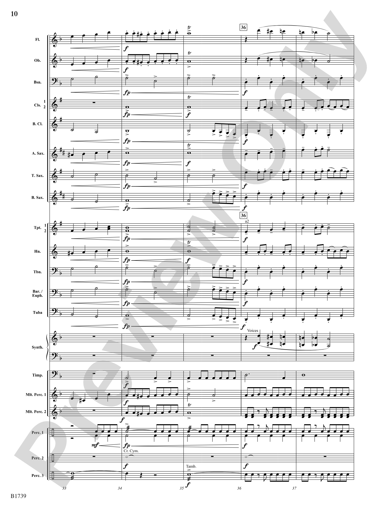 Dark Ride: Concert Band Conductor Score & Parts