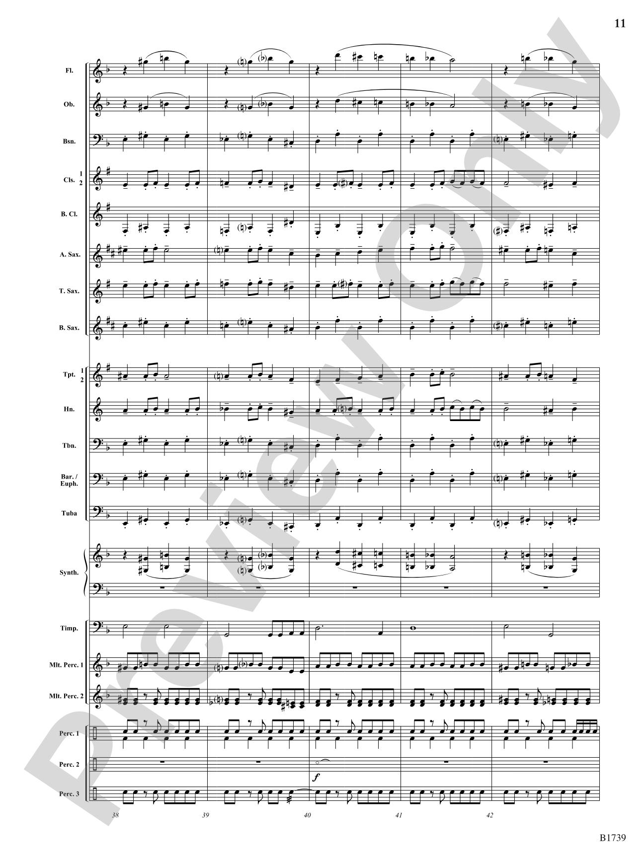 Dark Ride: Concert Band Conductor Score & Parts