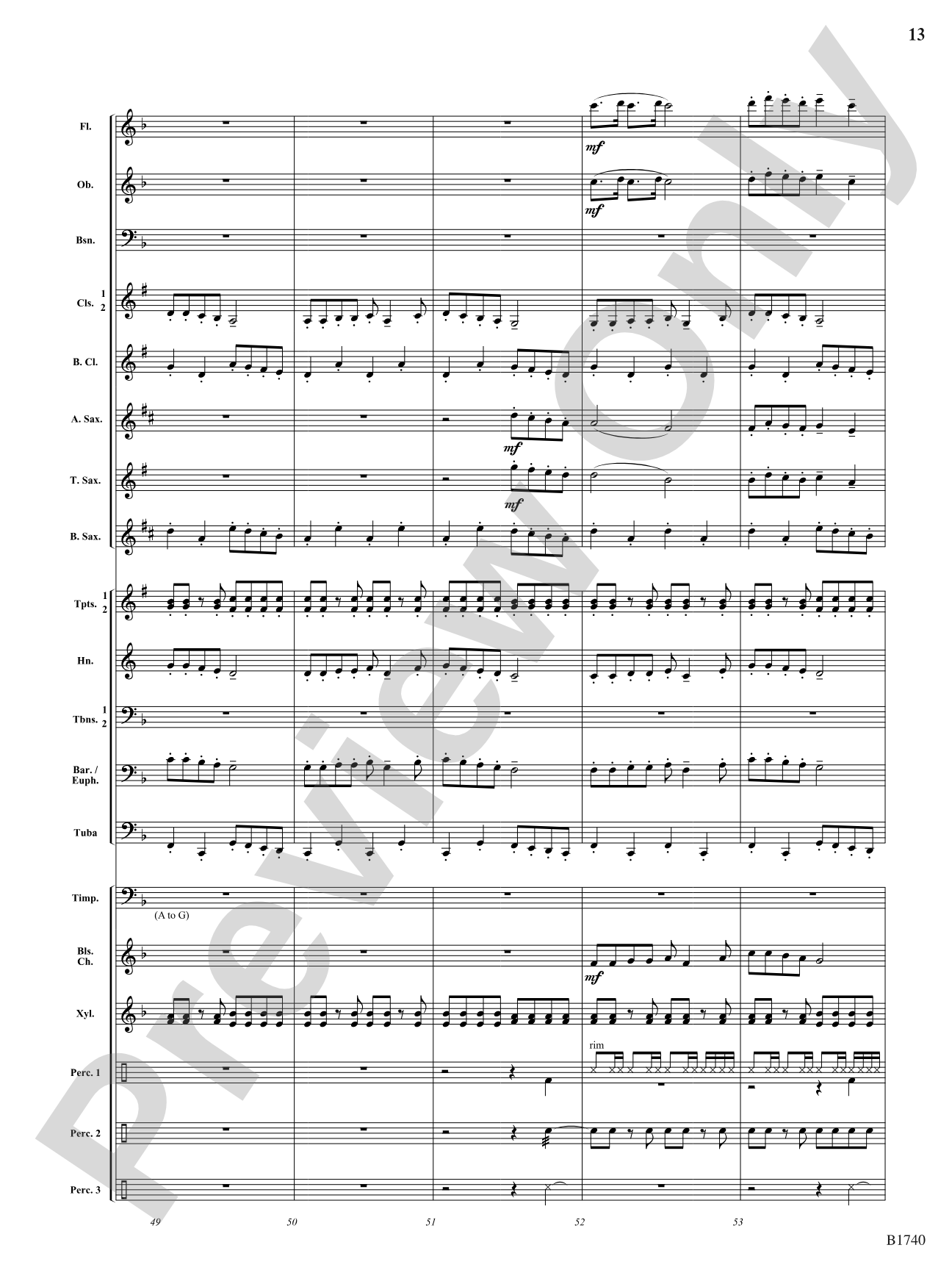 A Rollicking Hanukkah: Concert Band Conductor Score & Parts