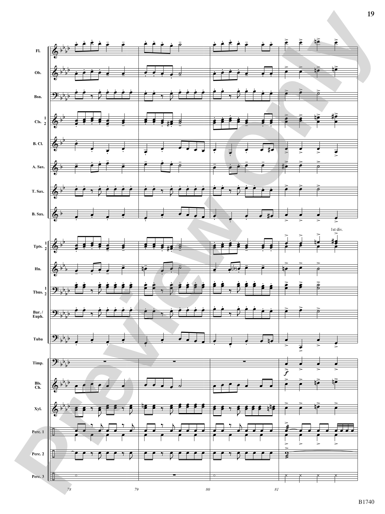 A Rollicking Hanukkah: Concert Band Conductor Score & Parts