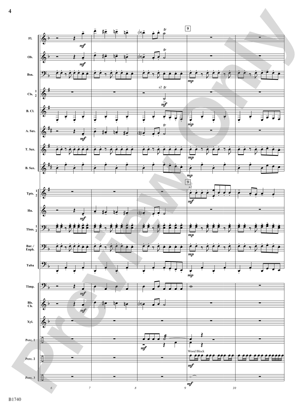 A Rollicking Hanukkah: Concert Band Conductor Score & Parts