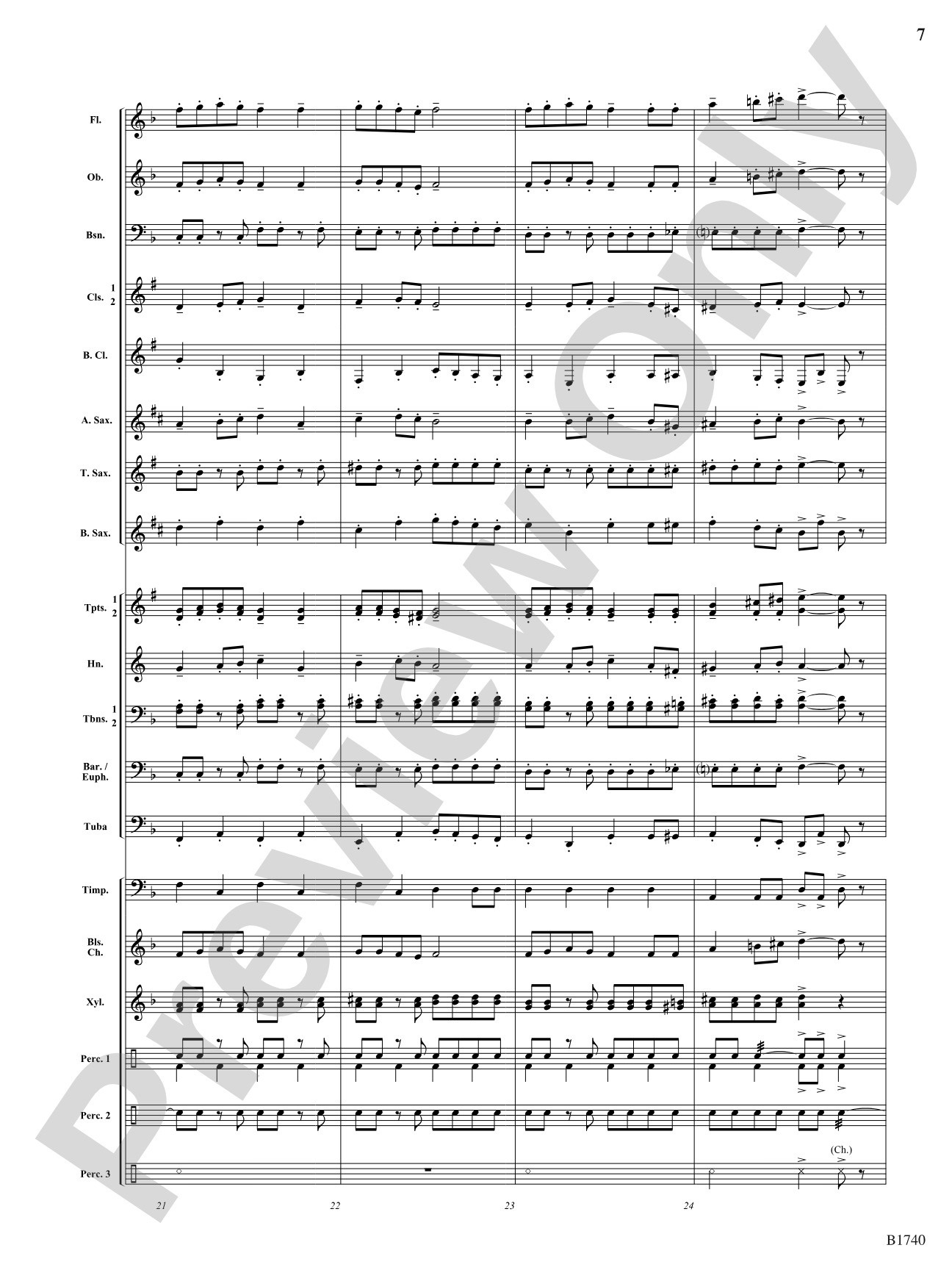 A Rollicking Hanukkah: Concert Band Conductor Score & Parts