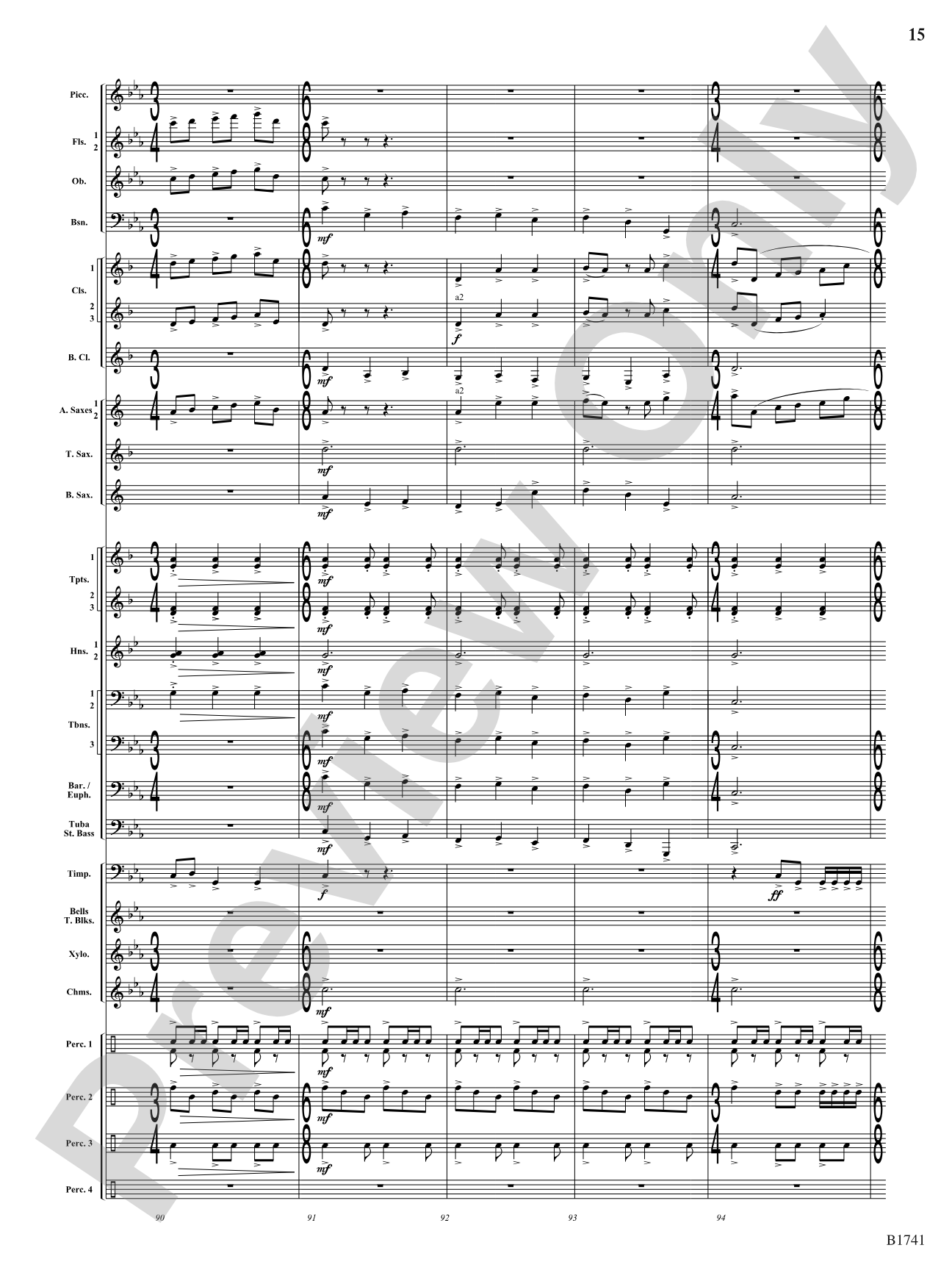 Contraption: Concert Band Conductor Score & Parts