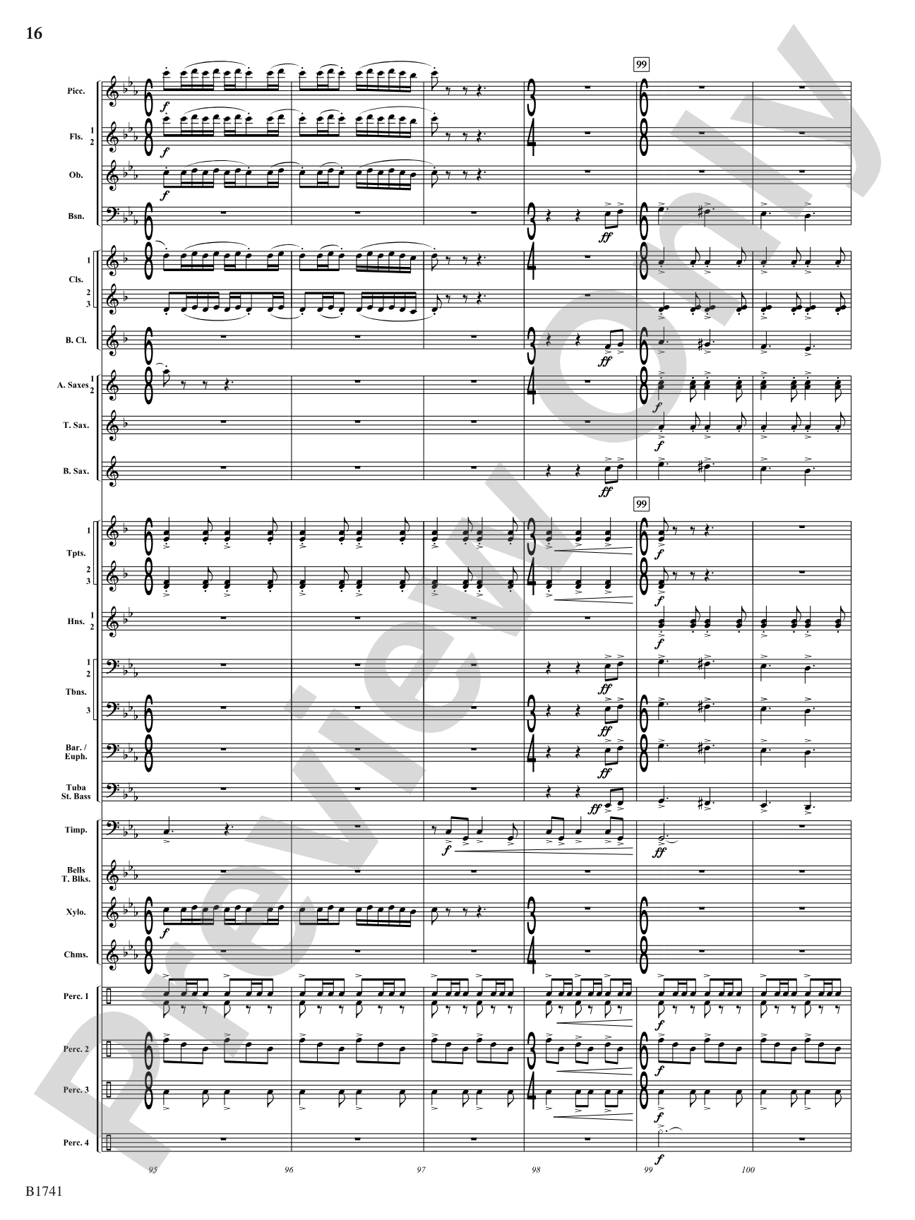 Contraption: Concert Band Conductor Score & Parts