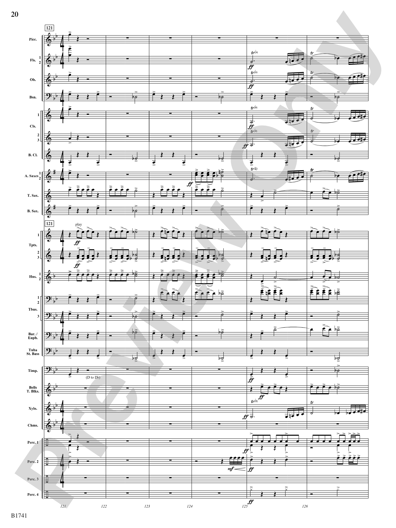 Contraption: Concert Band Conductor Score & Parts
