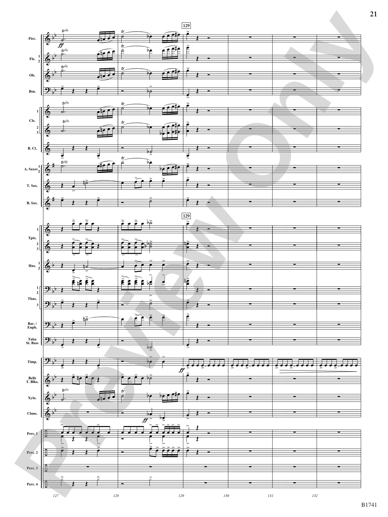 Contraption: Concert Band Conductor Score & Parts