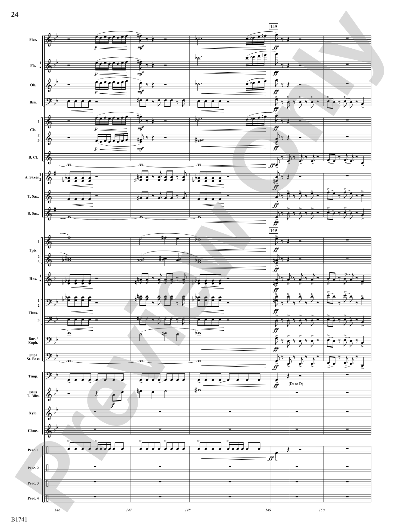 Contraption: Concert Band Conductor Score & Parts