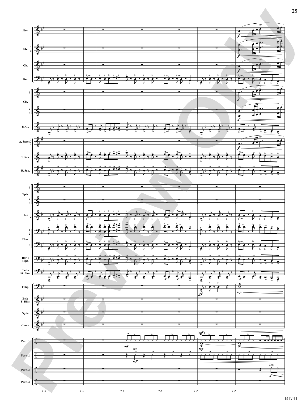 Contraption: Concert Band Conductor Score & Parts