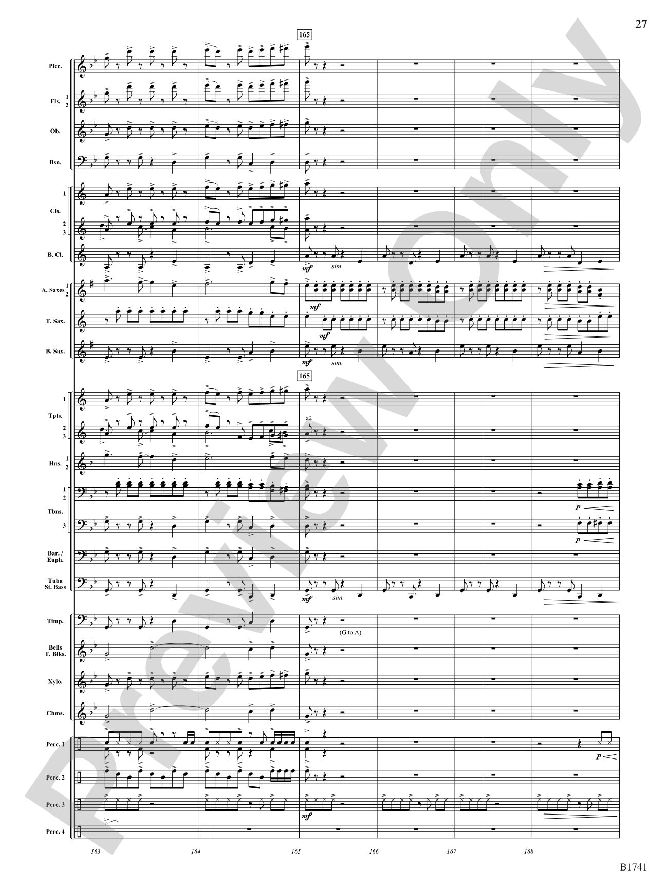 Contraption: Concert Band Conductor Score & Parts