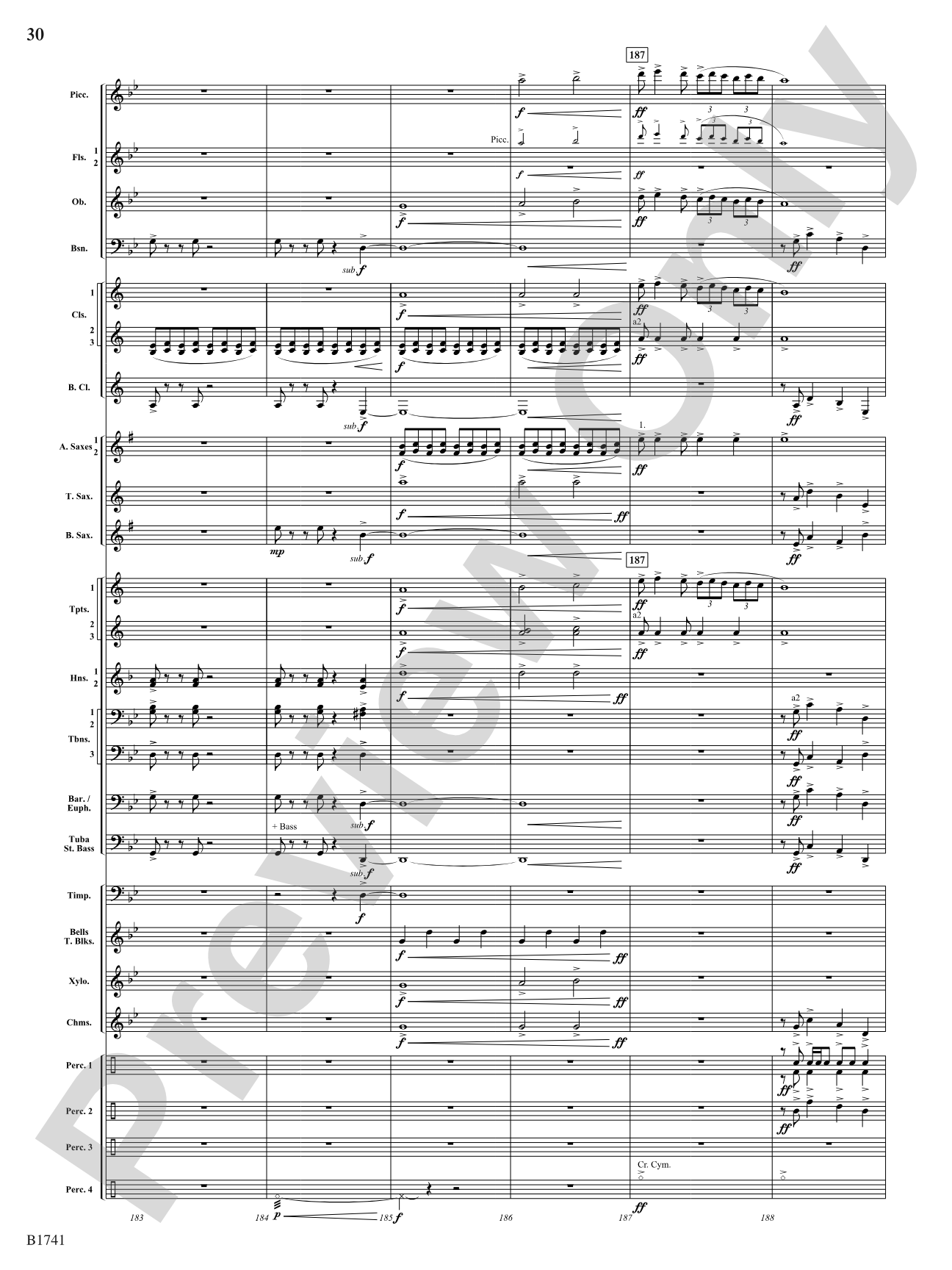 Contraption: Concert Band Conductor Score & Parts