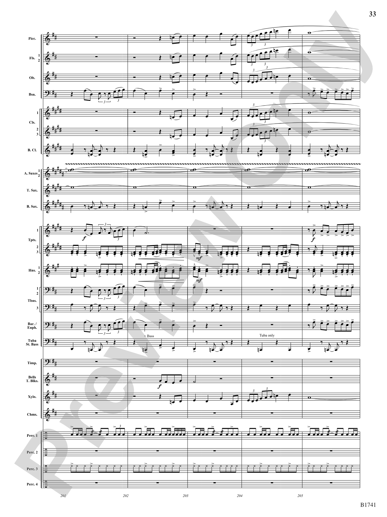 Contraption: Concert Band Conductor Score & Parts