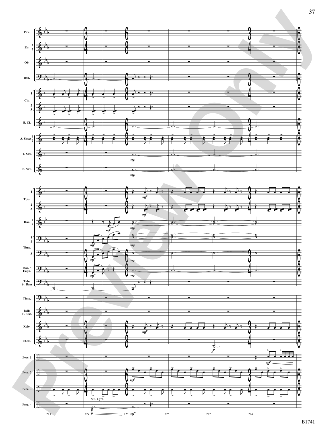Contraption: Concert Band Conductor Score & Parts