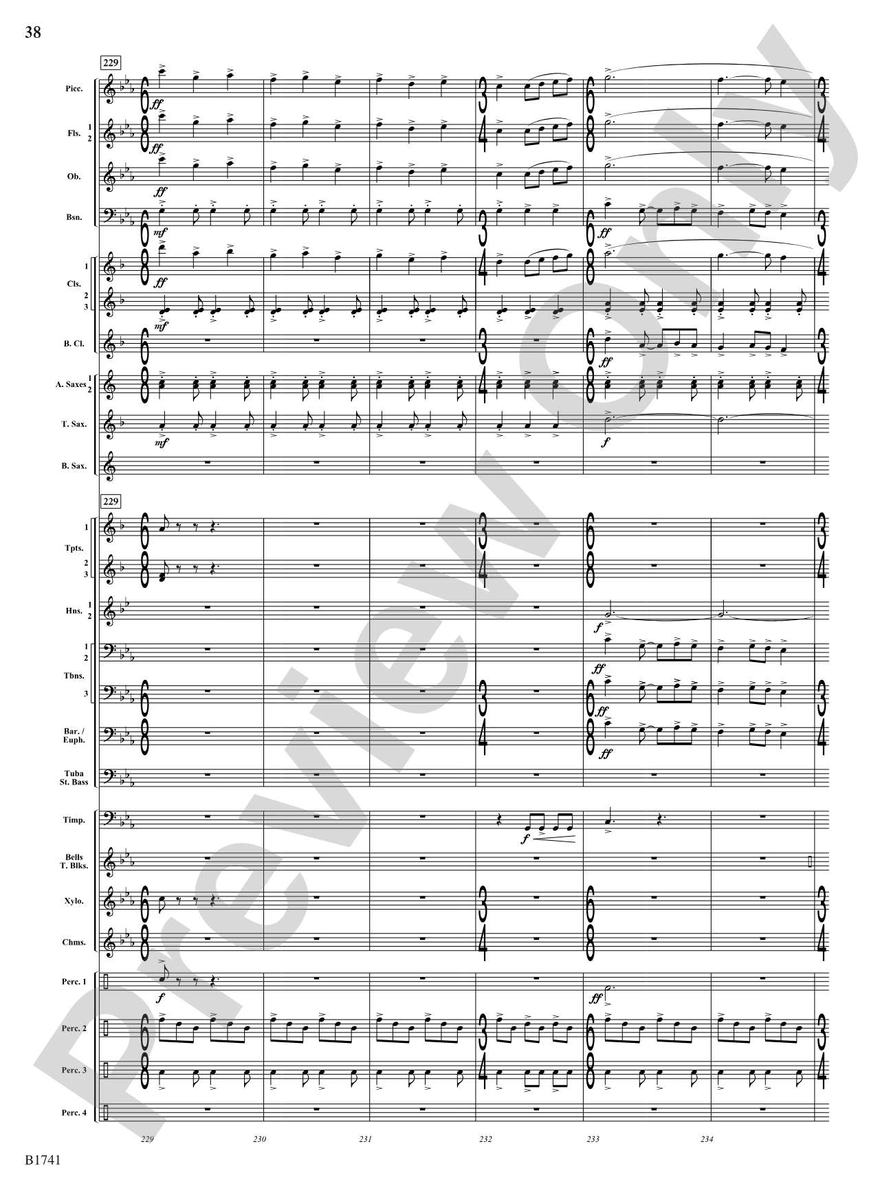 Contraption: Concert Band Conductor Score & Parts