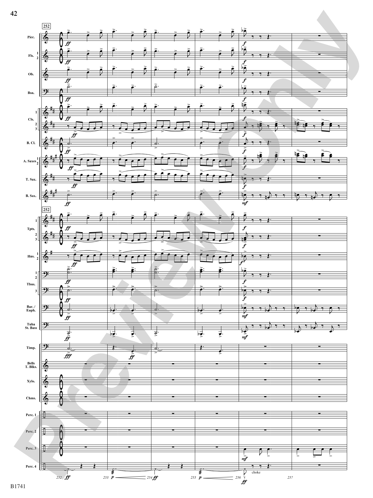 Contraption: Concert Band Conductor Score & Parts