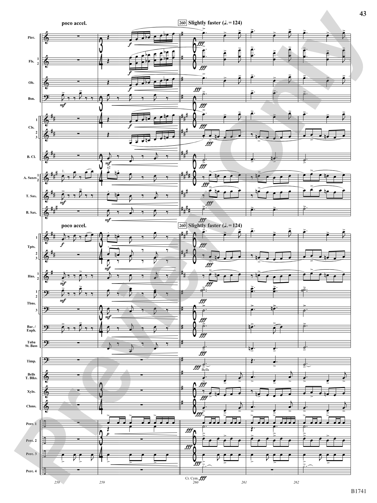 Contraption: Concert Band Conductor Score & Parts
