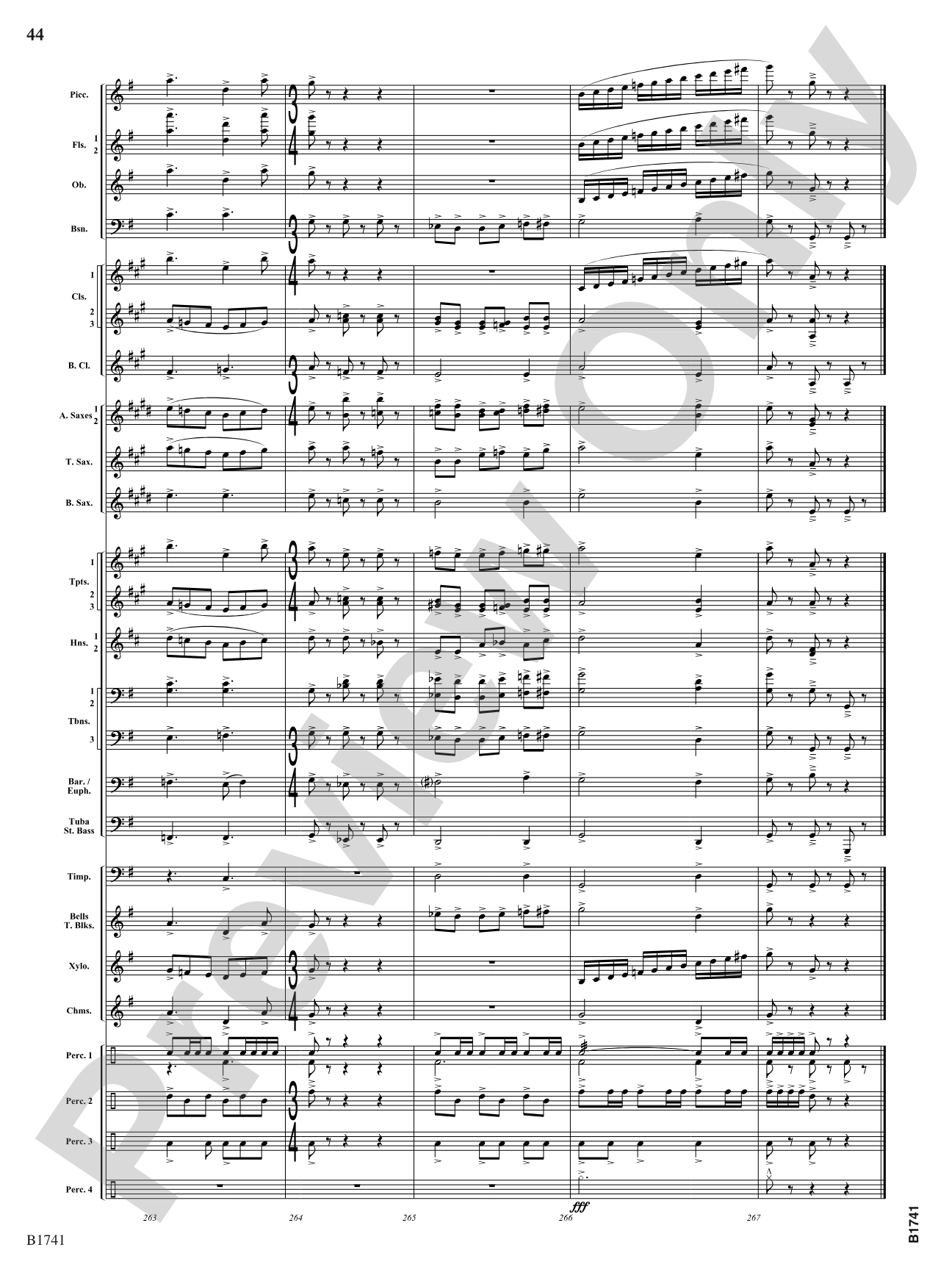 Contraption: Concert Band Conductor Score & Parts