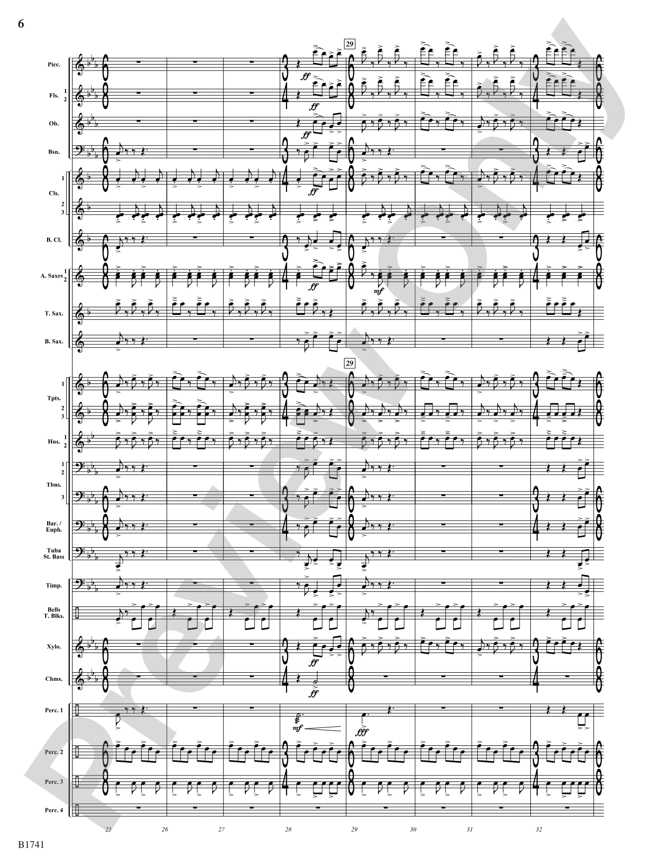 Contraption: Concert Band Conductor Score & Parts