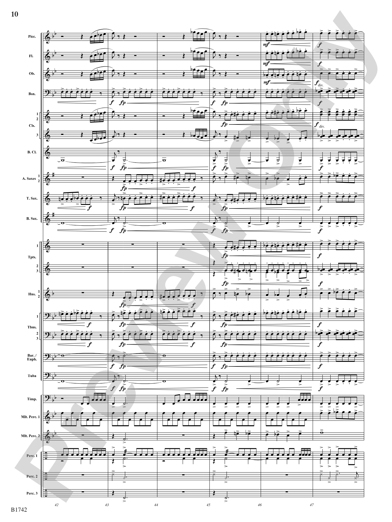 Impact: Concert Band Conductor Score & Parts
