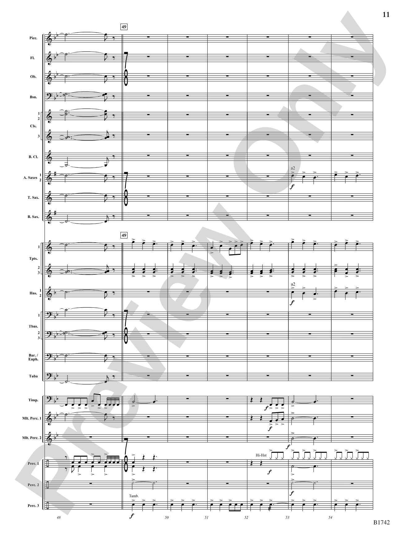Impact: Concert Band Conductor Score & Parts